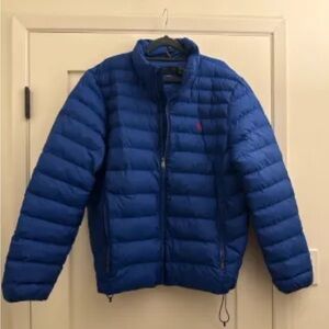 Polo Ralph Lauren Performance Puffer Jacket Blue Men's M NWT